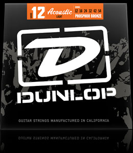 Dunlop Acoustic Brass Light 12-54