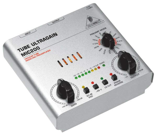 Behringer TUBE ULTRAGAIN MIC200