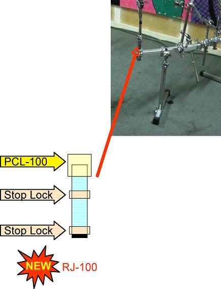 Pearl RJ-100 Pipe Rack Joint