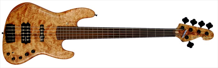 Sandberg California JM5 Fretless Bubinga