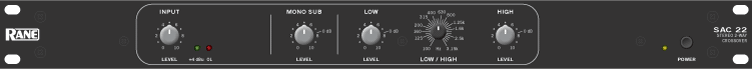 Rane SAC 22 Stereo Crossover