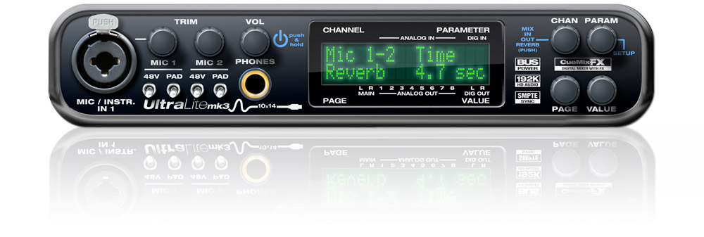 MOTU Ultralite + AKG Perception 400 + Ableton Live 7